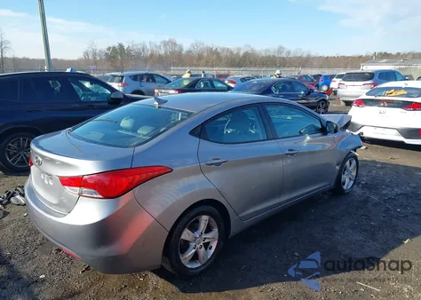 2013 Hyundai Elantra Gls from USA, damaged, VIN KMHDH4AE7DU702760